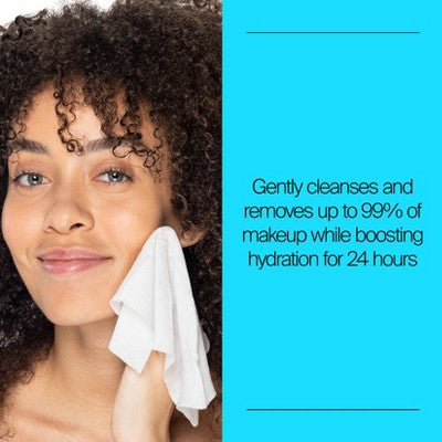 Neutrogena Hydro Boost Facial Cleanser Wipes 50ct - Imperfect Box