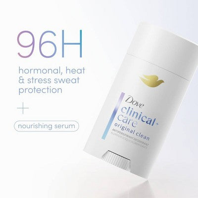 Dove Beauty Clinical 96-Hour Protection Antiperspirant & Deodorant Stick Original Clean 2.6oz - Missing Box