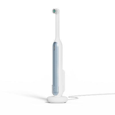 quip Rev Oscillating Rechargeable Electric Toothbrush White/Blue - Imperfect Box