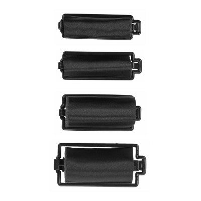 Conair The Curl Collective Heatless Satin Wrapped Foam Rollers Black 42pcs - New