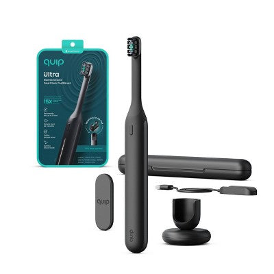 quip Ultra Next Generation Smart Sonic Electric Toothbrush Onyx - Imperfect Box