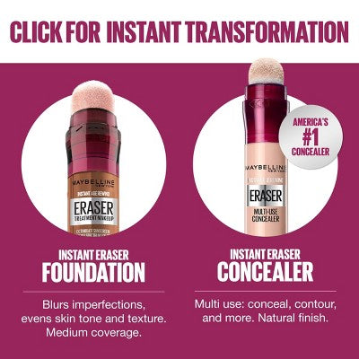 Maybelline Instant Age Rewind Treatment Foundation Makeup SPF 18 112 0.68 fl oz - Imperfect Container