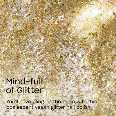 OPI Nature Strong Nail Polish Mindfull of Glitter 0.5 fl oz - New