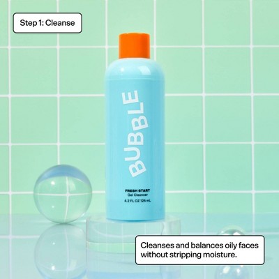 Bubble Skincare Shower Caddy Skincare Sets for Combination Skin 3ct - Imperfect Box