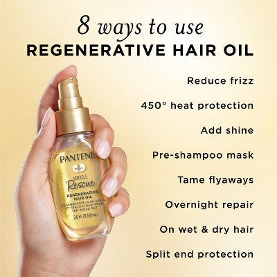 Pantene Miracle Rescue Regenerative Hair Oil 2.0 fl oz - New