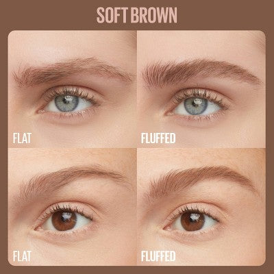 Maybelline Superfluff Volumizing Eyebrow Gel Mousse 002 Soft Brown 0.17 fl oz - Imperfect Container