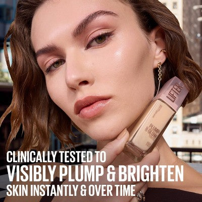 Maybelline Lifter Plump & Glow Foundation with Hyaluronic Acid 120 1 fl oz - Imperfect Container