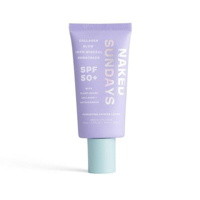 Naked Sundays Collagen Glow Mineral Perfecting Priming Lotion SPF50 + 50ml - Imperfect Box