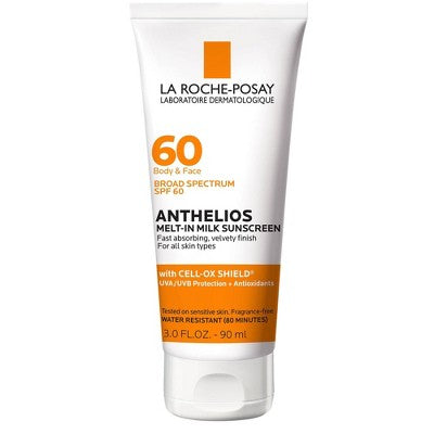 La Roche Posay Anthelios Sunscreen Melt-In-Milk Lotion Face and Body Sunscreen SPF 60 3 fl oz - Imperfect Box