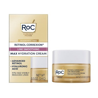 RoC Retinol Correxion Line Smoothing Max Hydration Cream 0.5oz - New