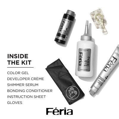 L'Oreal Paris Feria Advanced Lightening System Permanent Hair Color Extreme Platinum - Imperfect Box