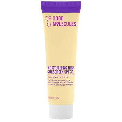 Good Molecules Moisturizing Rich Face Moisturizer SPF 30 50ml - Imperfect Box