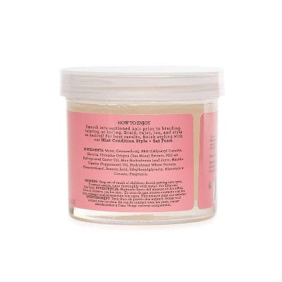 Camille Rose Mint Condition Nourishing Braiding Hair Gel 12oz - Imperfect Container