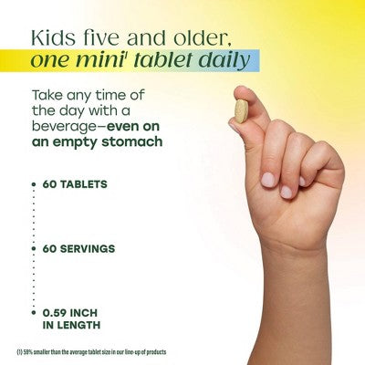 MegaFood Kids One Daily Vegetarian Multivitamin 60ct - New
