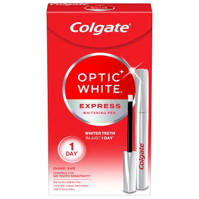 Colgate Optic White Express 7 Day Whitening Treatment Teeth Whitening Pen 0.08 fl oz - Imperfect Box