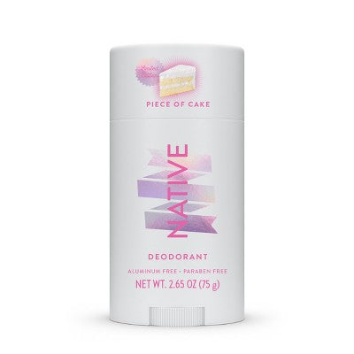 Native Limited Edition Solid Deodorant Vanilla Piece of Cake  2.65oz - Imperfect Container