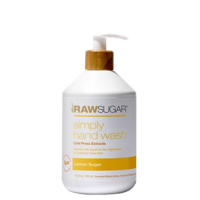 Raw Sugar Simply Hand Wash - Lemon Sugar - 16.9 fl oz