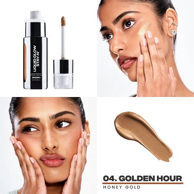 Sacheu Liquid Glow STAY-N Golden Hour 0.94 fl oz - Imperfect Box