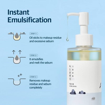Round Lab 1025 Dokdo Cleansing Oil Korean Skincare 200ml - Missing Box