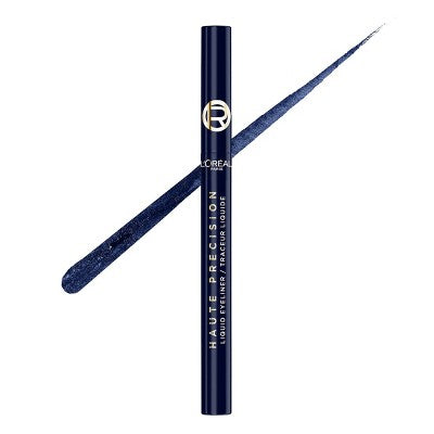 L'Oreal Paris Haute Precision Waterproof Felt Tip Liquid Eyeliner 30 Blue Suede 0.03 fl oz - Missing Box