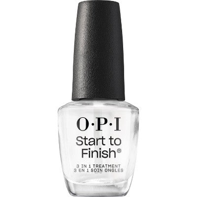 OPI Start to Finish Base Coat Top Coat Nail Strengthener 0.5 fl oz - New
