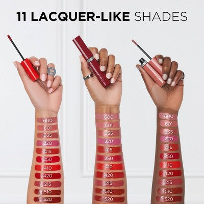 L'Oreal Paris Infallible Lacque Resistance Liquid Lipstick Berry Bordeaux 0.13 fl oz - New