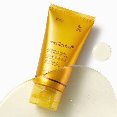 medicube Kojic Acid Turmeric Night Wrapping Face Mask Korean Skincare 2.53 fl oz - Imperfect Box