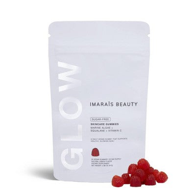 Imarais Beauty Glow Skincare Gummies Vegan and Sugar-Free 30ct - Imperfect Container