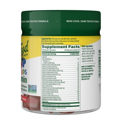 MegaFood Kids Multivitamin 60ct - New