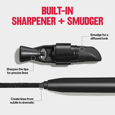 Revlon ColorStay Waterproof Eyeliner with Built-in Smudger 202 Black Brown 0.01oz/2ct - Imperfect Box