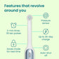quip Rev Oscillating Rechargeable Electric Toothbrush White/Blue - Imperfect Box