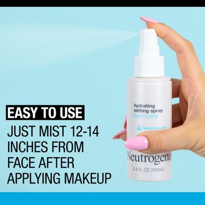 Neutrogena Hydro Boost Glow Setting Spray 3.4 fl oz - New