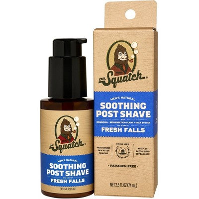 DR. SQUATCH Men's Natural Soothing Post Shave Fresh Falls 2.5 fl oz - Imperfect Box