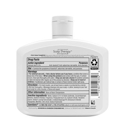 Neutrogena Scalp Therapy Itchy Scalp Shampoo 12 fl oz - Imperfect Container