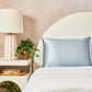 Kitsch Queen Size Satin Standard Pillowcase Thread Count Blue - Imperfect Container