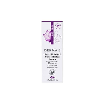 derma e Ultra Lift DMAE Concentrated Facial Serum 1 fl oz - New