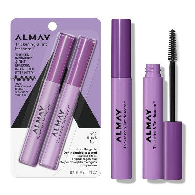 Almay Thickening & Tint Mascara 402 Black 2 Count - Imperfect Box
