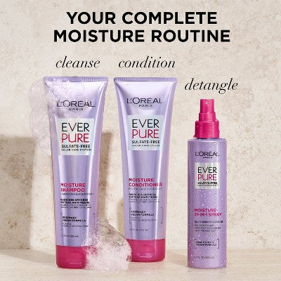 L'Oreal Paris EverPure Moisture Rosemary Oil Conditioner for Dry Hair 23 fl oz - Imperfect Container hi