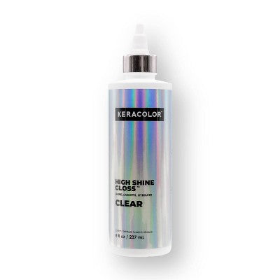 Keracolor High Shine Tinted Gloss Clear 8 fl oz - Imperfect Container