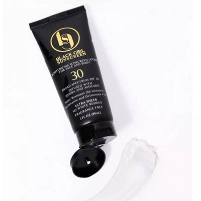 Black Girl Sunscreen Broad Spectrum Infused with Jojoba Oil SPF 30 3 fl oz - New