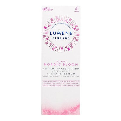 Lumene Nordic Bloom Anti-Wrinkle Firm Face Moisturizing Serum 1 fl oz - New
