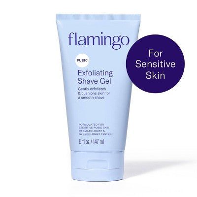 Flamingo Pubic Exfoliating Shave Gel  5oz - New