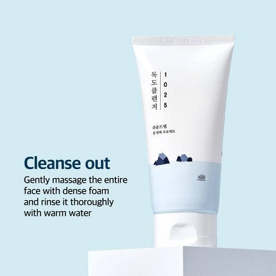 Round Lab 1025 Dokdo Cleanser Korean Skincare for Gentle Cleansing 150ml - Imperfect Box