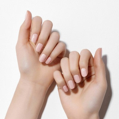Dashing Diva Glaze Semi-Cured Gel Nail Polish Strips Starter Kit Pale Blush 32ct - Imperfect Box