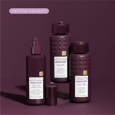Kristin Ess+ Color Safe Leave-In Conditioner & Heat Protectant Sulfate-Free  UV Color Shield & Peptide Technology 8.45 fl oz - Imperfect Container