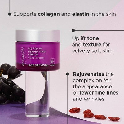 Andalou Naturals Goji Peptide Perfecting Cream 1.7oz - New