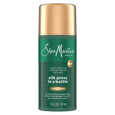 SheaMoisture Silk Press In a Bottle Prep Cream 3.3 fl oz - Imperfect Container
