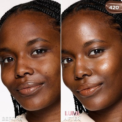 L'Oreal Paris Lumi Le Glow Tint Liquid Skin Tint 420 Neutral 0.84 fl oz - Imperfect Container