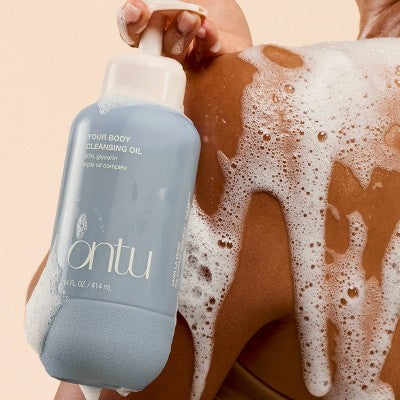 Ontu Hydrating Body Wash Cleansing Oil with Triple-Oil Complex 14oz - Imperfect Container