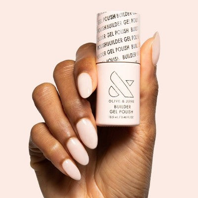 Olive & June Builder Gel Nail Polish Blush Bounce 0.46 fl oz - Imperfect Container